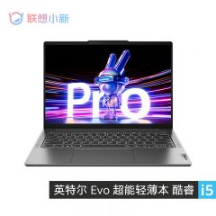 联想小新Pro14 英特尔酷睿i5 14英寸轻薄笔记本电脑 鸽子灰